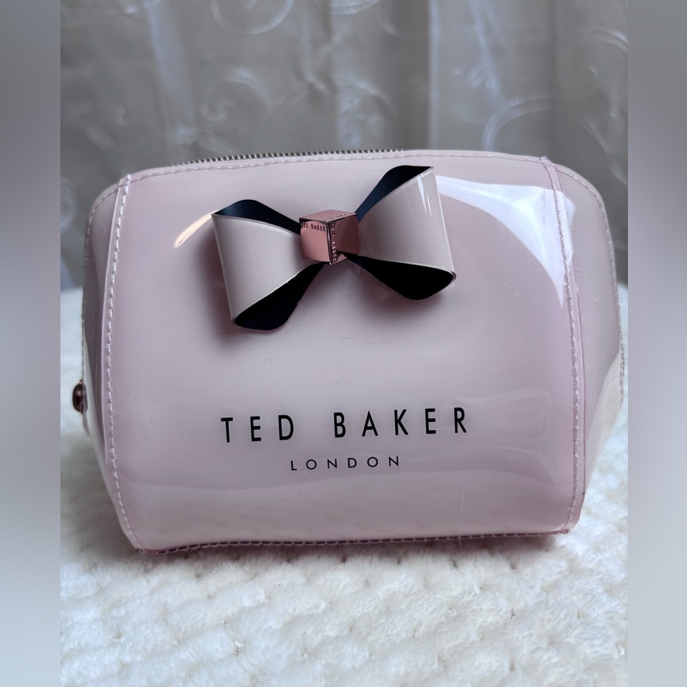 Ted Baker London Denty Bow Trim Cosmetic Bag, NWOT